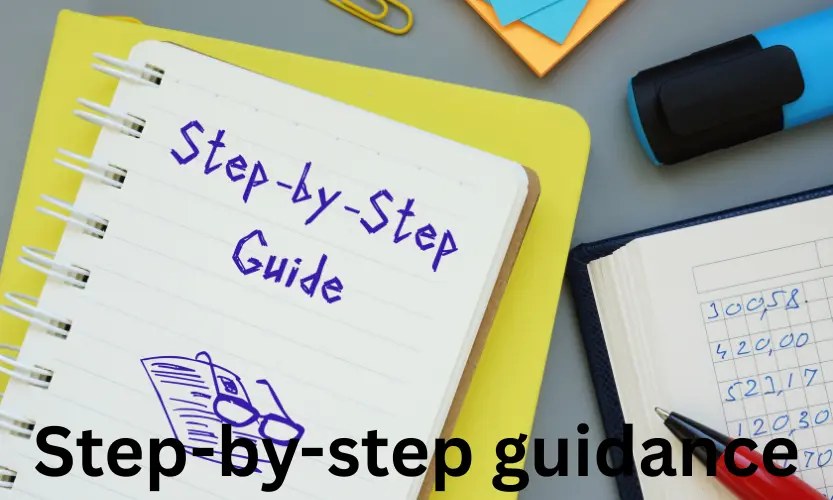 Step-by-step guidance
